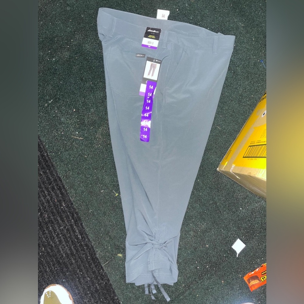 Gray Drawstring Pants